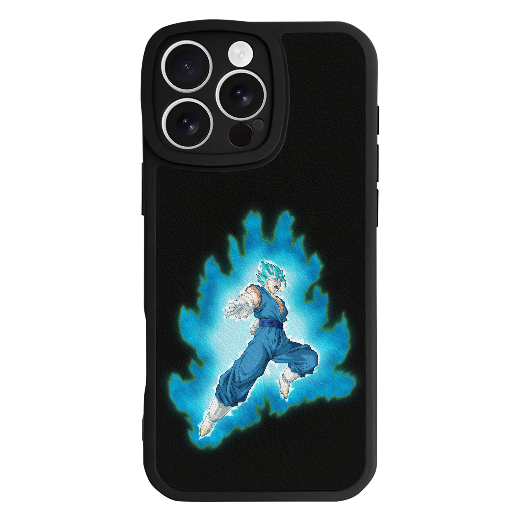 （画像用） ドラゴンボール ベジット DRAGON BALL Vegetto 【iPhone 16シリーズ対応】シリコンスマホケース（レザー調） 材質：シリコン